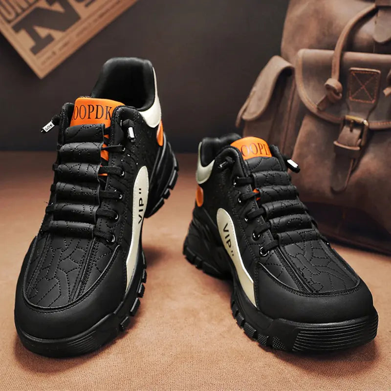 Men's Martin Boots - Retro Casual High-Top Shoes