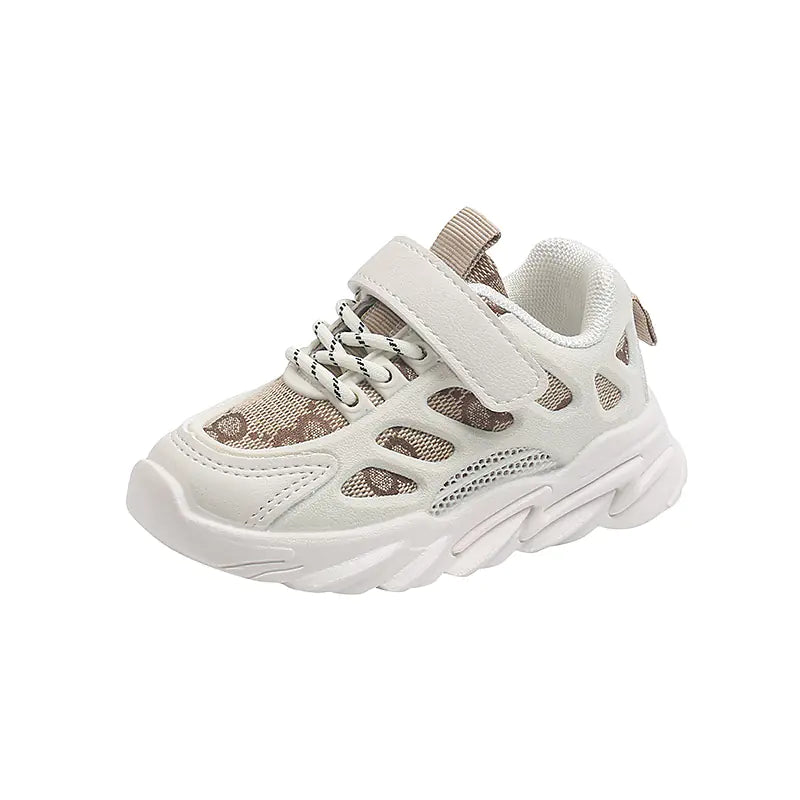 Boys' White Fashionable Comfortable Sneakers for Kids