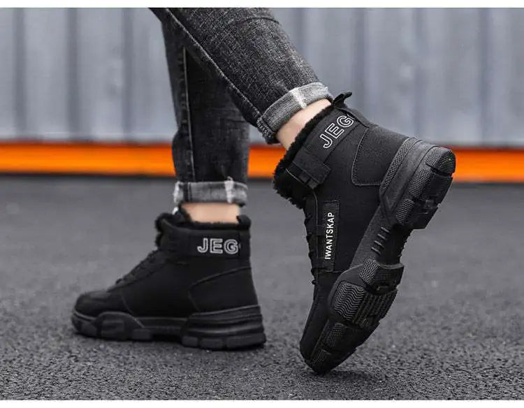 Men's Warm Cotton Martin Boots