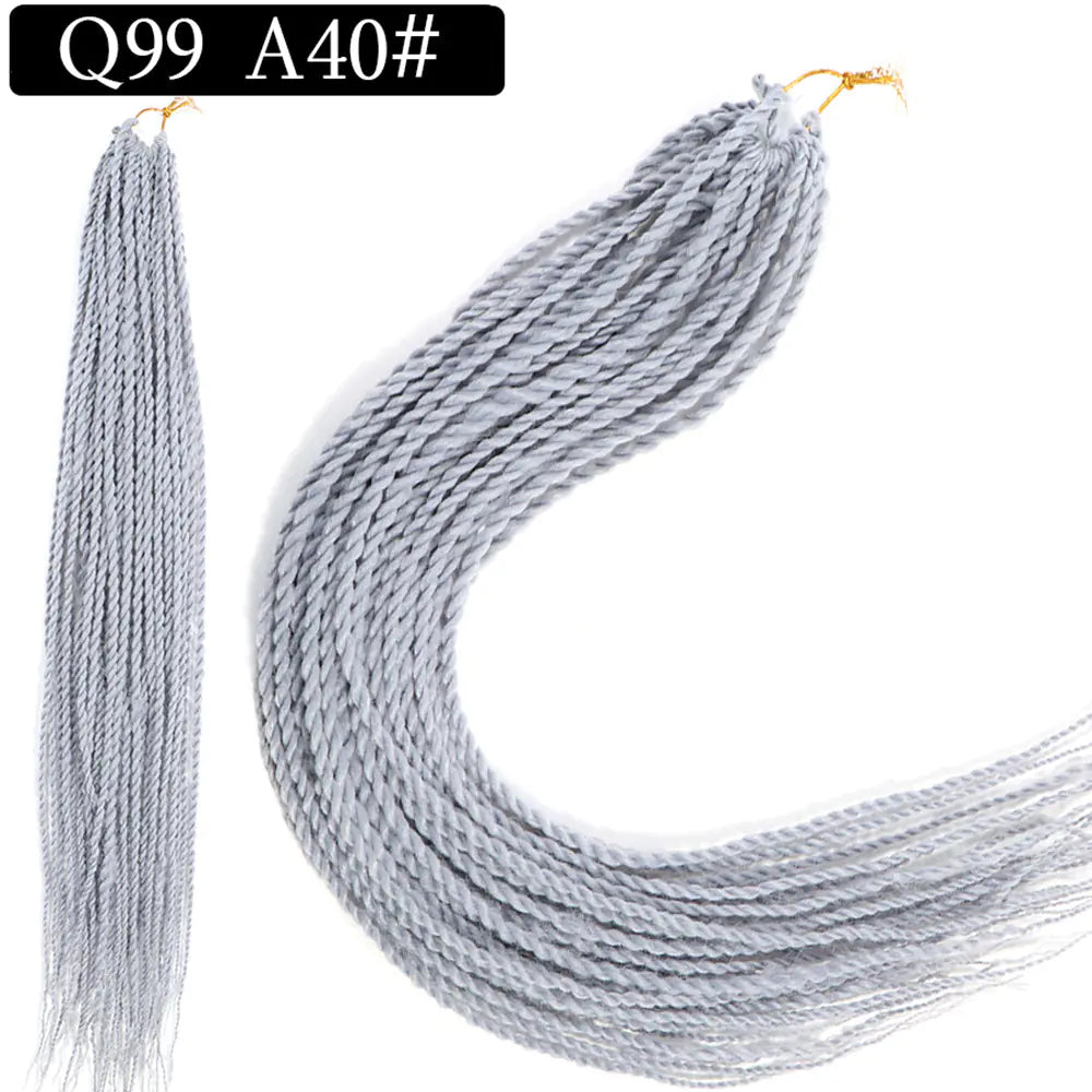 African Twist Braid Synthetic Hair Wig for Wholesale