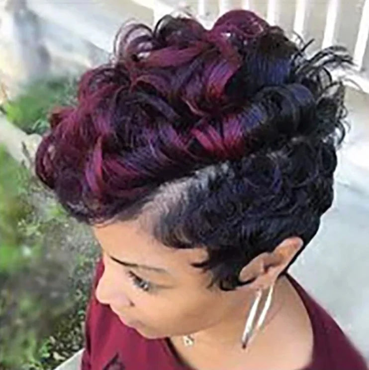 European Beauty Fashion Short Straight Hair Bundle