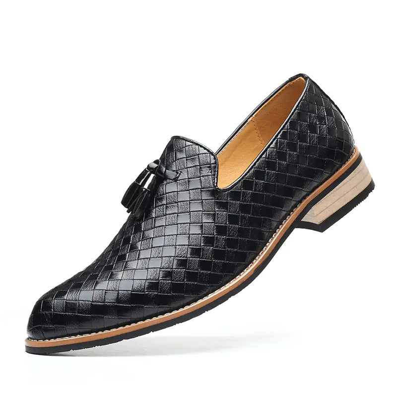 British Style Casual Tassel Men's Leather Shoes