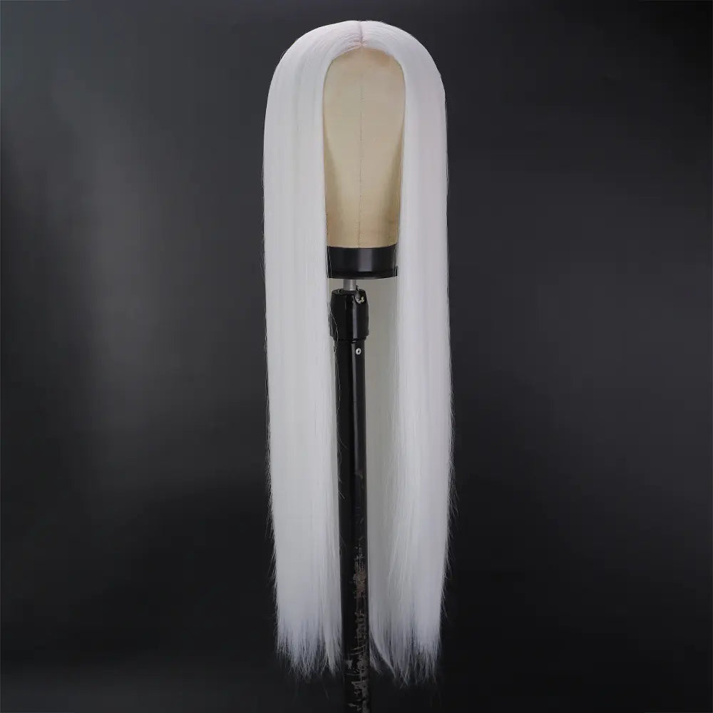 Front Lace Long Straight Hair Synthetic Wig