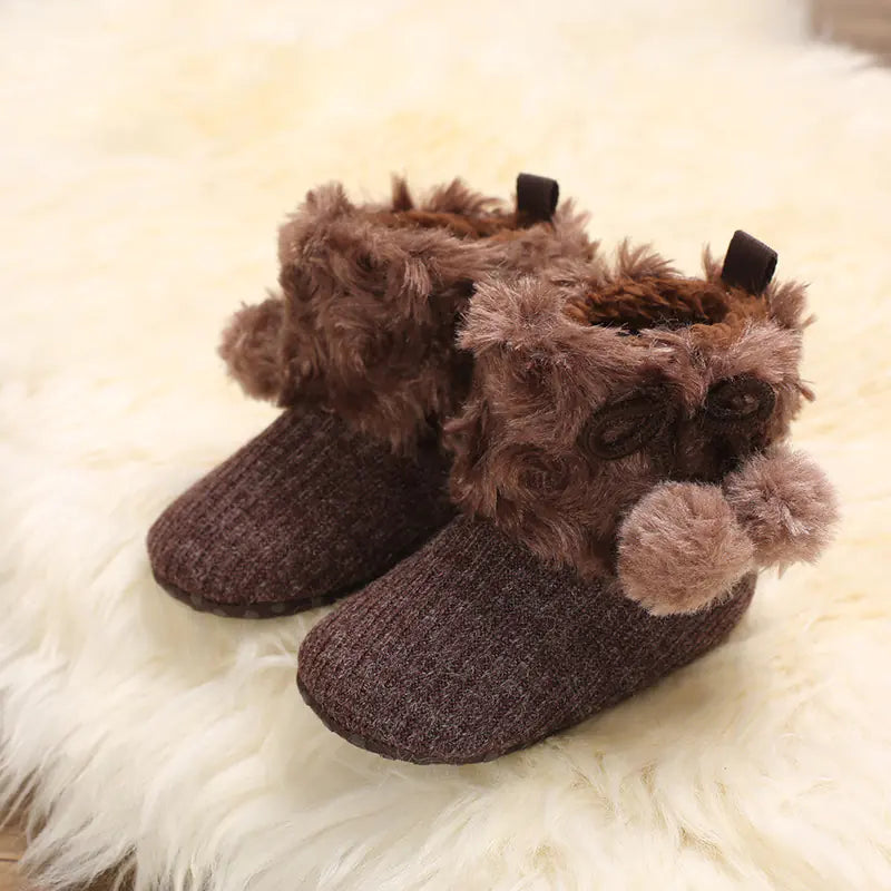 Cotton Snow Boots for Baby Girls 0-1 Year Old