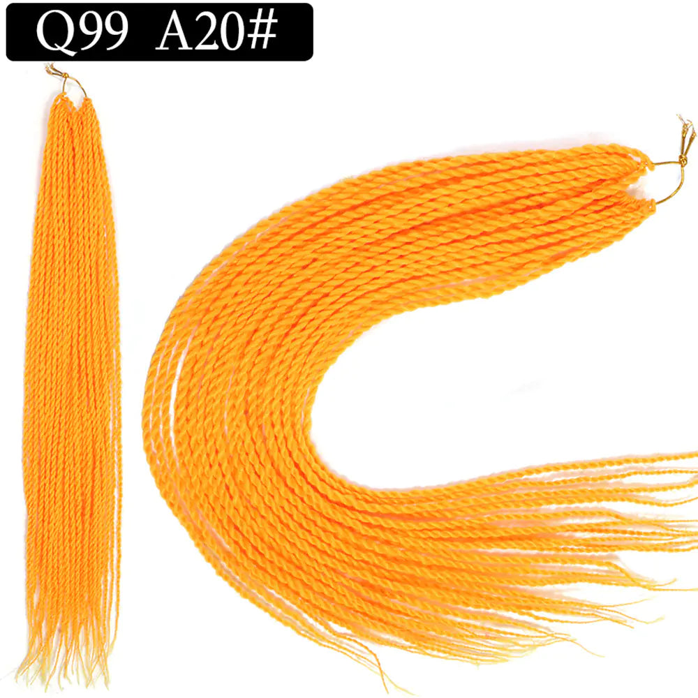 African Twist Braid Synthetic Hair Wig for Wholesale