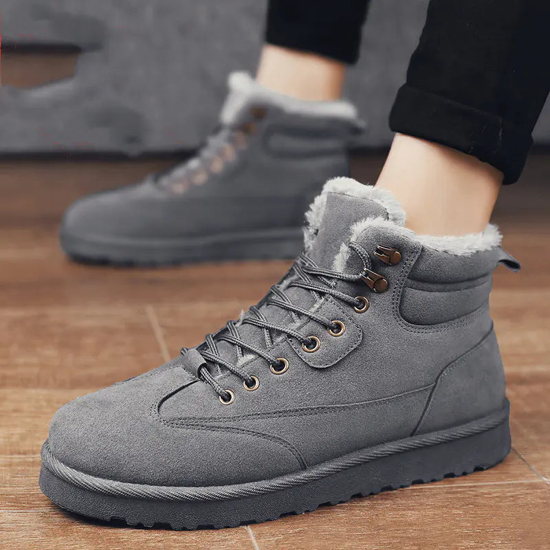 Men's Outdoor Leisure Shoes with Warm Velvet Lining