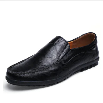 Men's Leather Moccasins - Summer 2024 Casual Shoes (One Pair)
