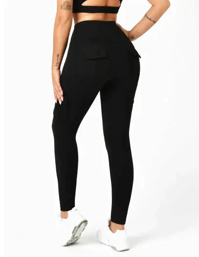 PocketFit Cargo Leggings for Yoga and Fitness