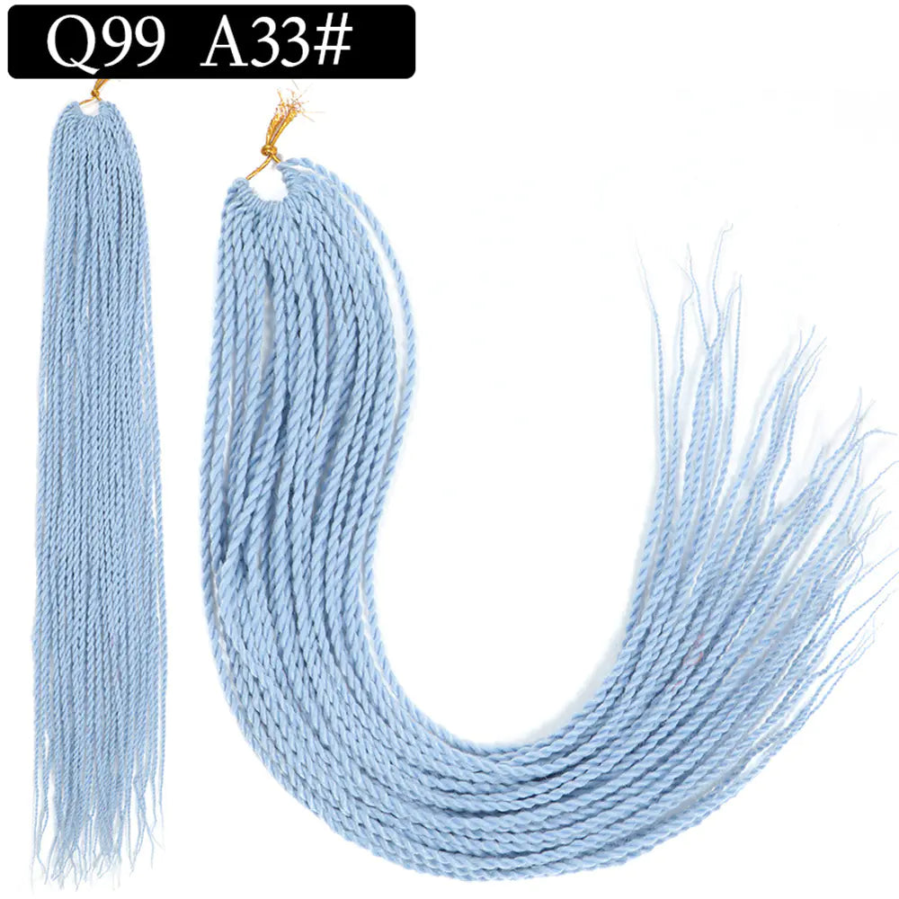 African Twist Braid Synthetic Hair Wig for Wholesale