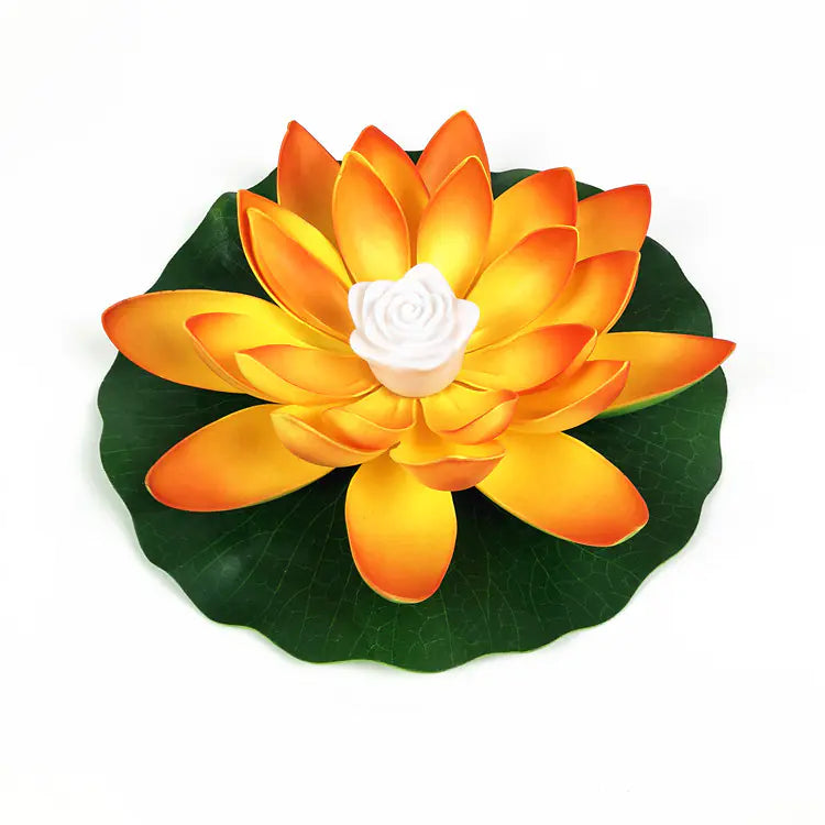 LED Lotus Flower Lamp for Water Decoration with Battery