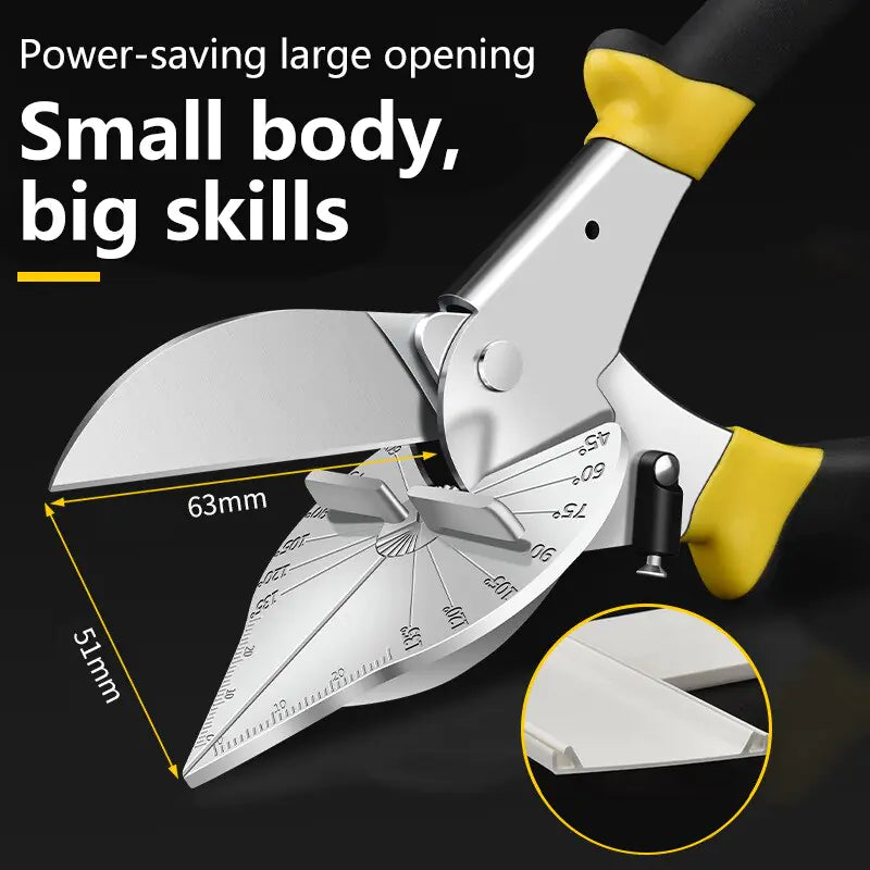 Multi-Angle Scissors Tool for Wire and Pipe Cutting