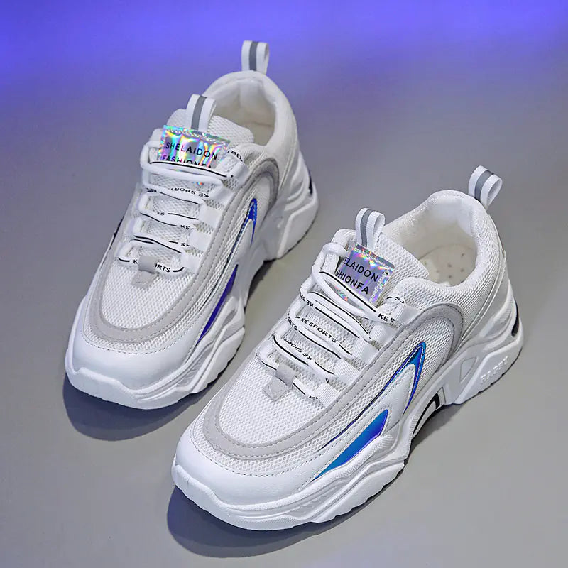 Casual Dad Sneakers, Thick Sole Sports Shoes