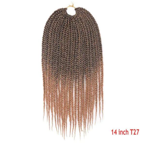 TOMO Box Braids Hair Extensions - 14 18 22 Inch