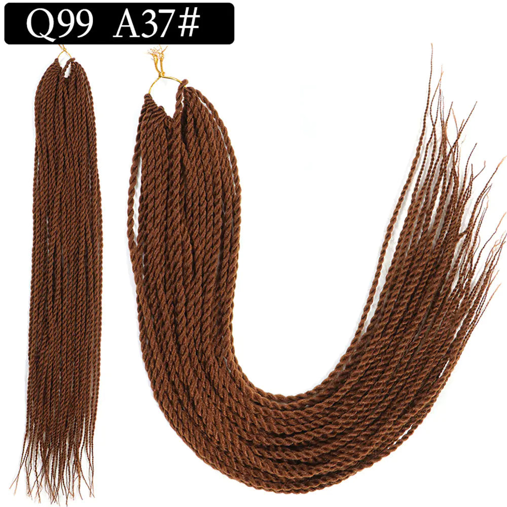 African Twist Braid Synthetic Hair Wig for Wholesale