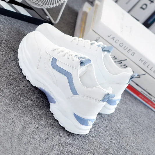 Fashionable Women's White Sneakers - 2020 Korean Style
