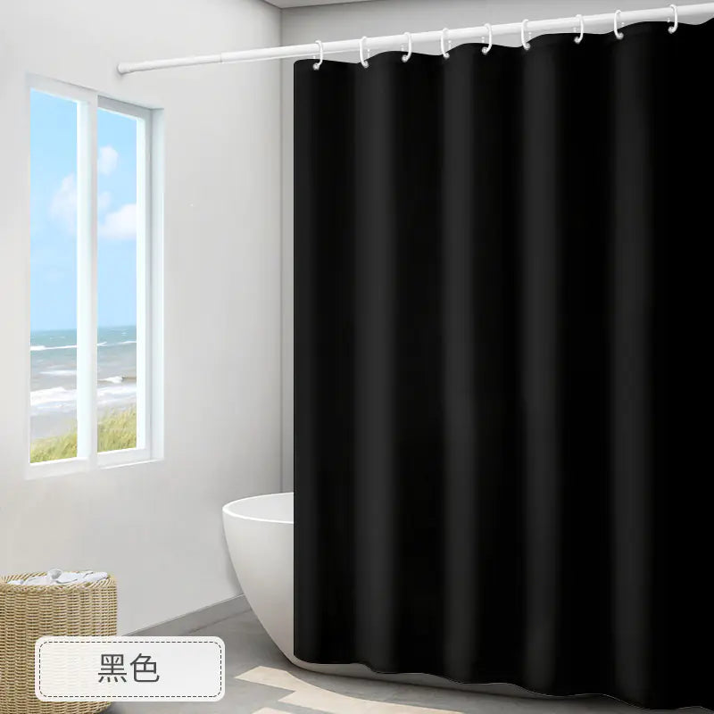 Thick Waterproof Shower Curtain for Bathroom Use