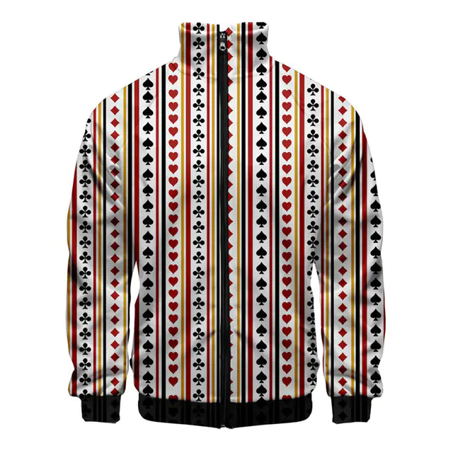 Casual Zip Up Jacket and Long Sleeve Tops for Men/Women