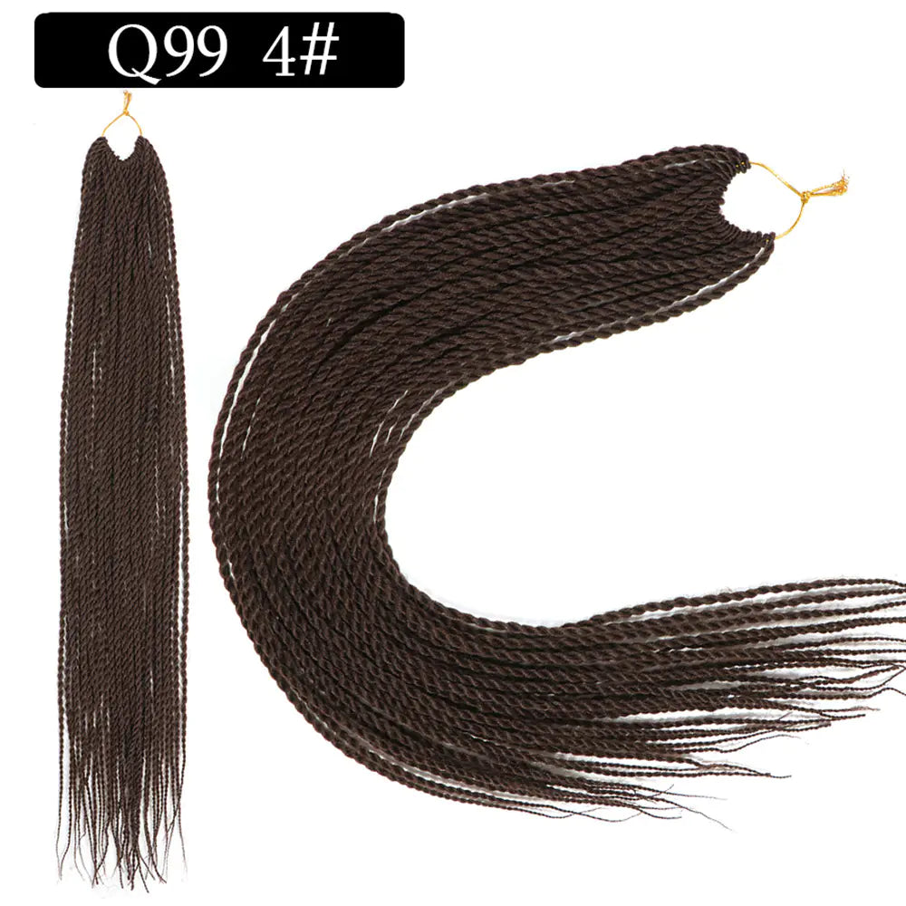 African Twist Braid Synthetic Hair Wig for Wholesale