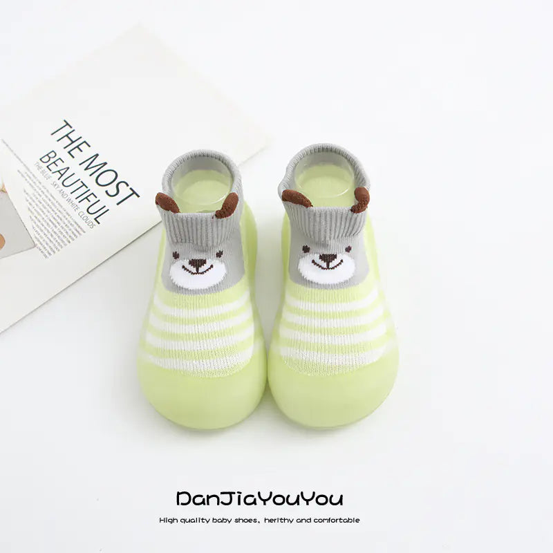 Spring Baby Socks and Cartoon Non-Slip Shoes Wholesale