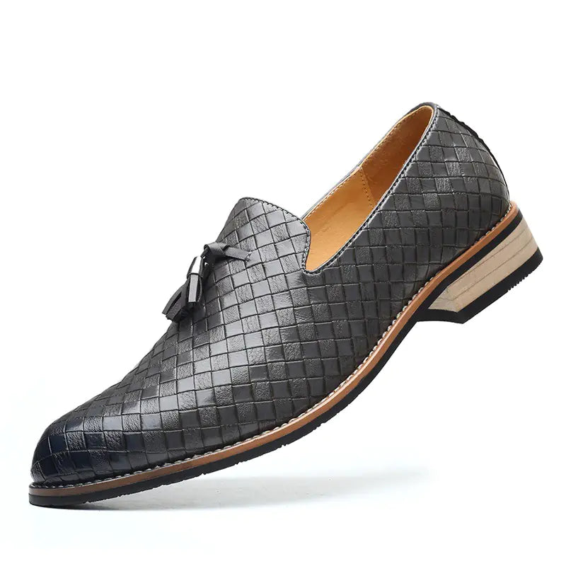 British Style Casual Tassel Men's Leather Shoes