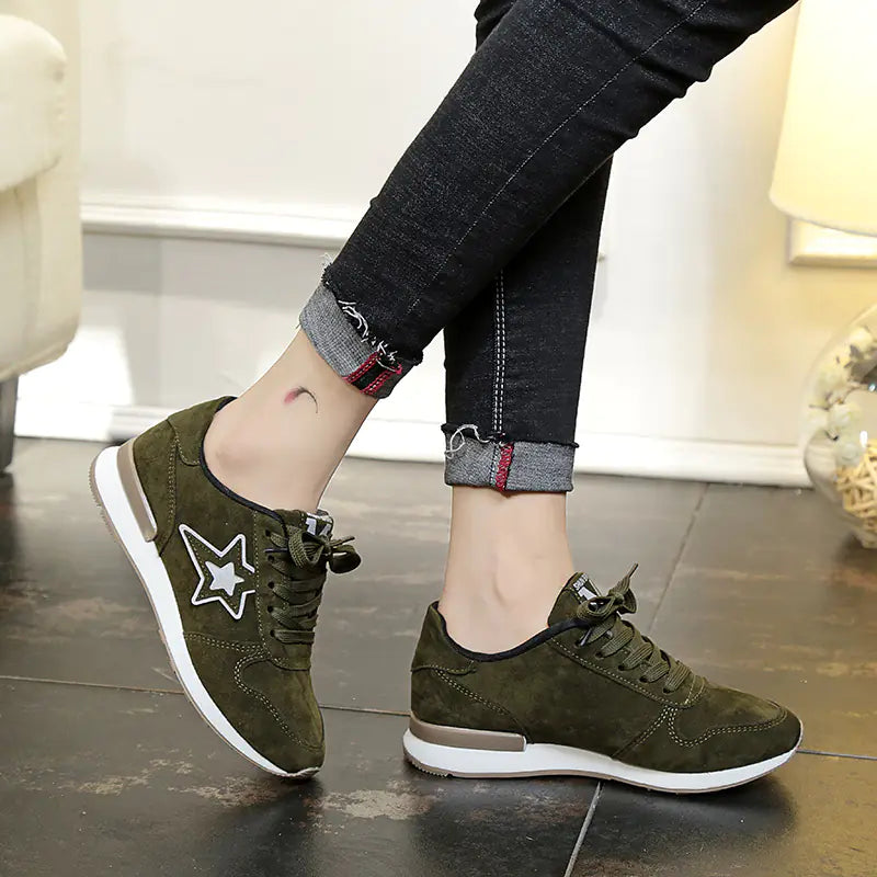 Black Casual Running Shoes for Girls and Women