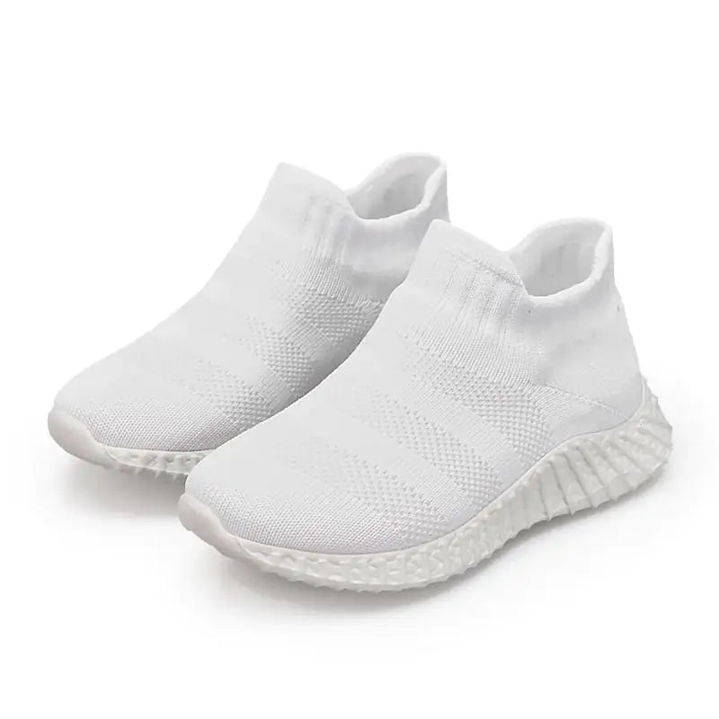 Children's Breathable Soft Bottom One-Step Net Shoes