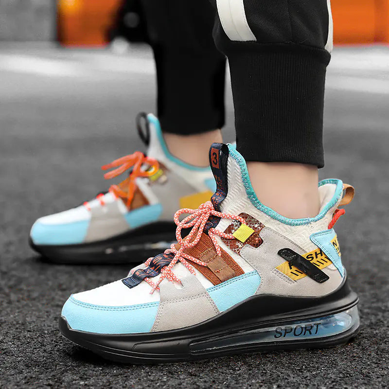 Colorful Dad Sneakers for Men - Breathable Casual Style