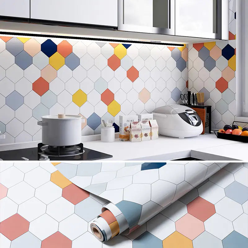 Self-Adhesive Waterproof Kitchen Oil-Resistant Stickers