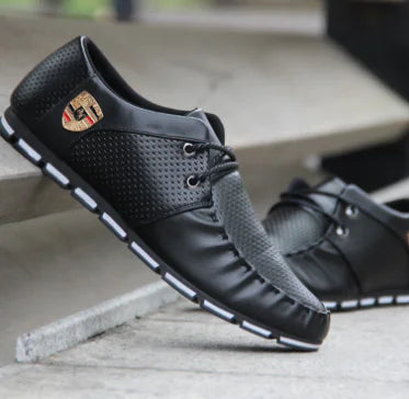 Spring Korean Trendy Men's Slip-On Casual Shoes