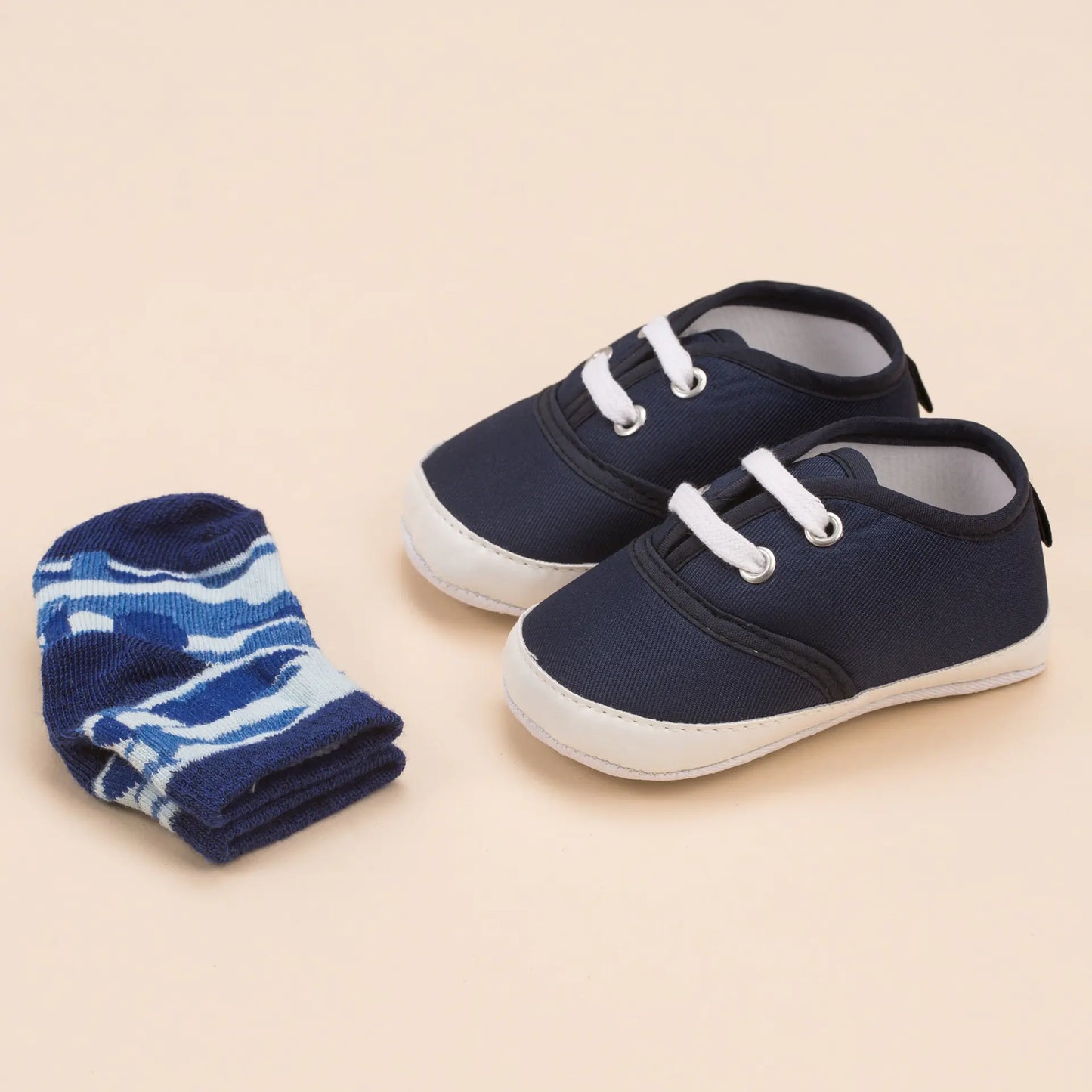 Direct Sale Soft Sole Non-Slip Baby Shoes Set