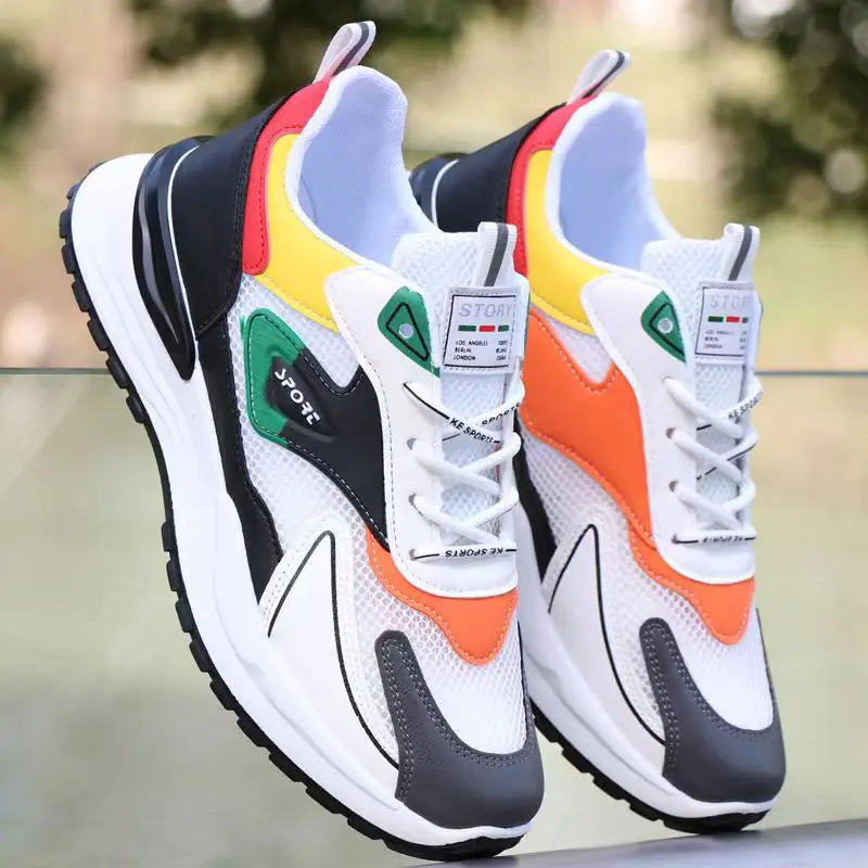 Men's Breathable Mesh Sports Shoes for Spring/Summer