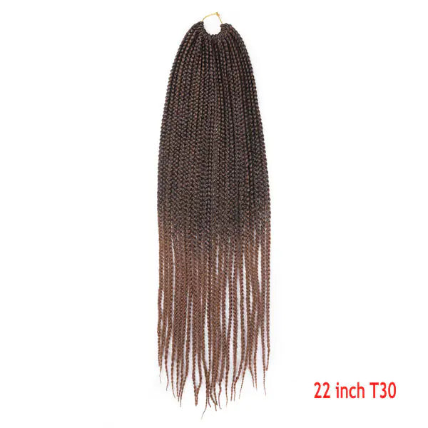 TOMO Box Braids Hair Extensions - 14 18 22 Inch