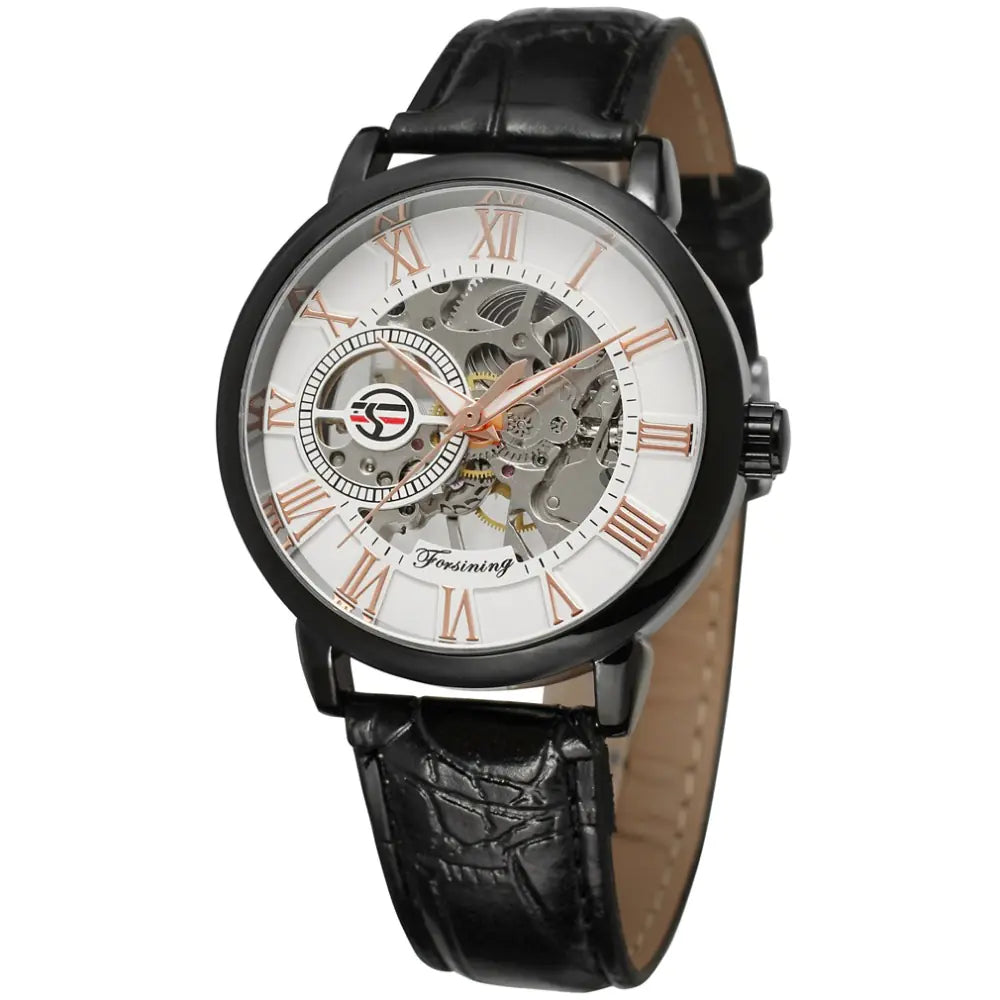 Men's Stylish Vintage Hollow Mechanical Watch