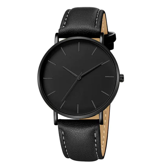 Casual Men's Business Quartz Watch with Fashion Belt