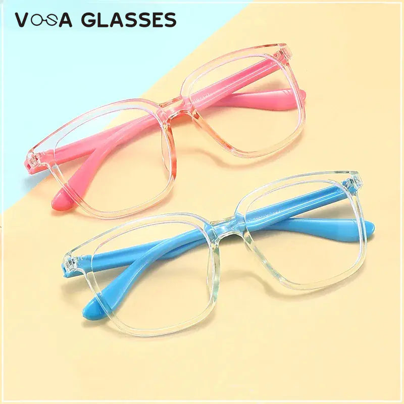 Kids Blue Light Blocking Glasses with Silicone Frame
