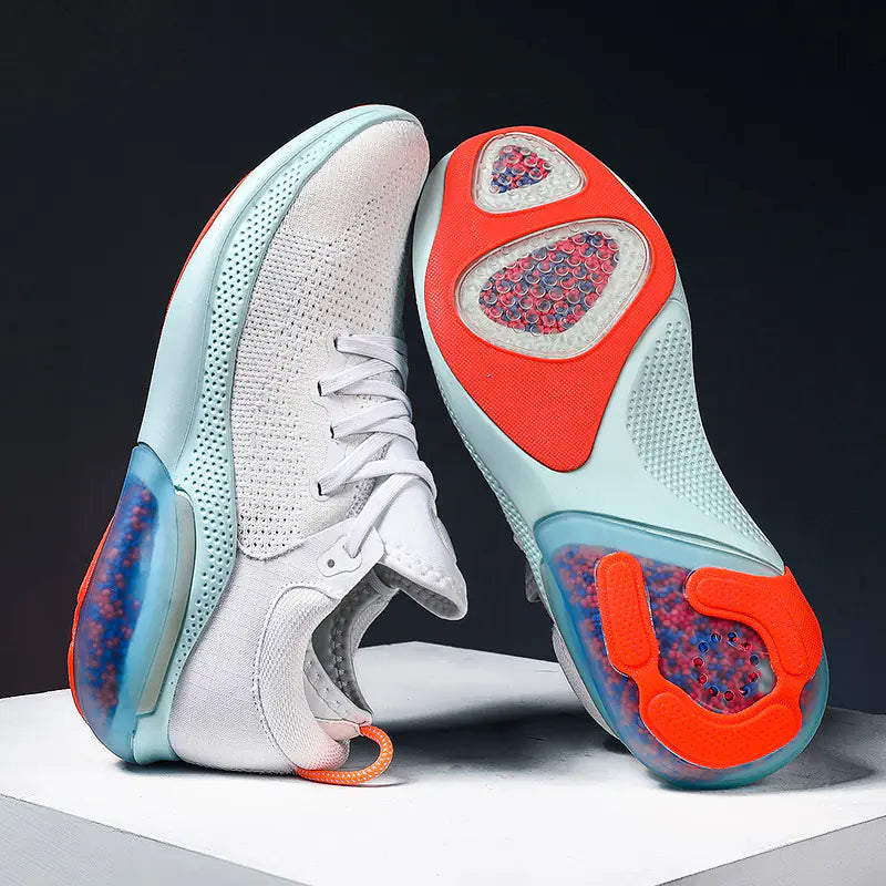 Men's Breathable Sports Shoes, Plus Size Running Sneakers