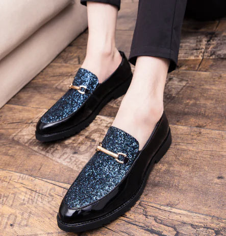 Men's Trendy Patent Leather Casual Shoes