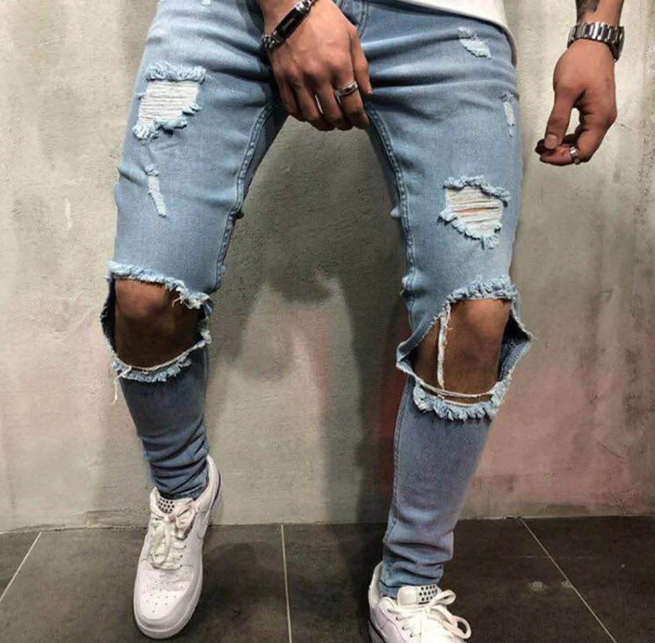 Men's Knee-Length Brooch Pants