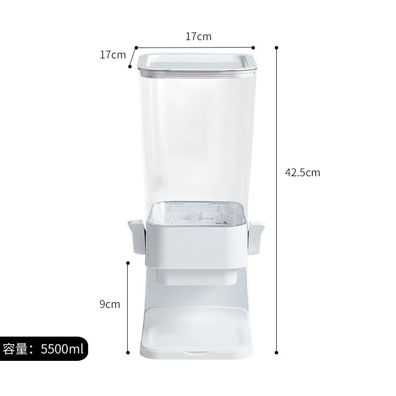 Cereal Dispenser 5.5L for Food Storage and Grains
