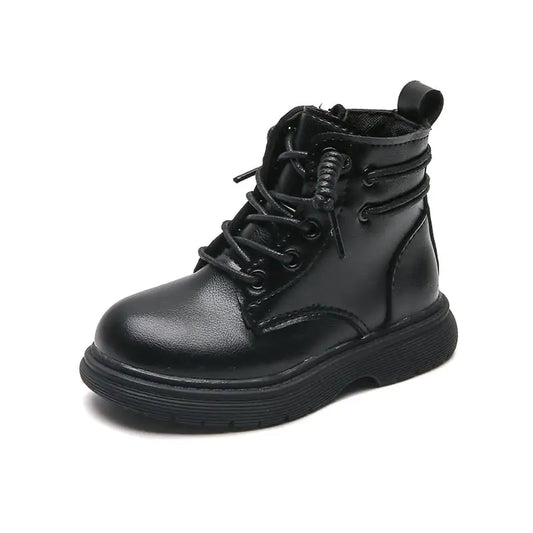 Children's Fashion Trend Casual Leather Martin Boots