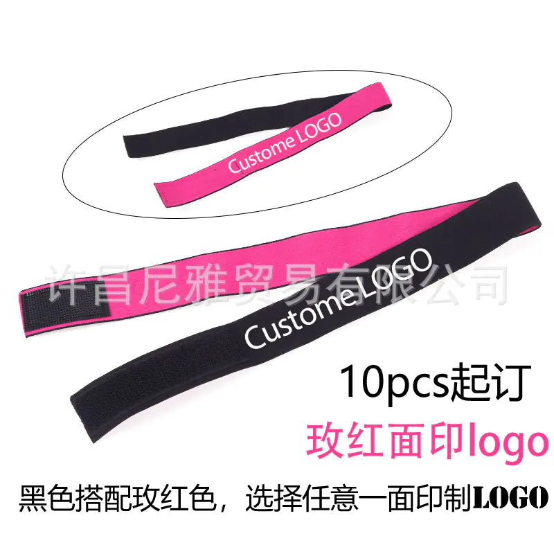 Adjustable Elastic Band with Logo for Wig Caps