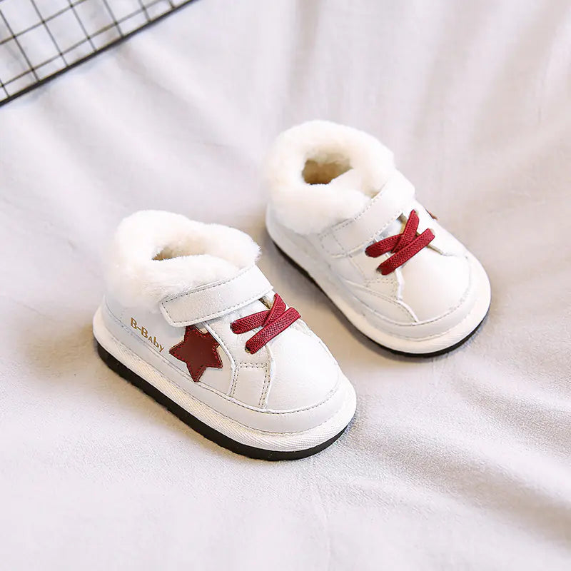Plush Padded Baby Shoes for Comfort and Style