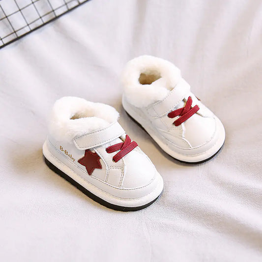 Plush Padded Baby Shoes for Comfort and Style