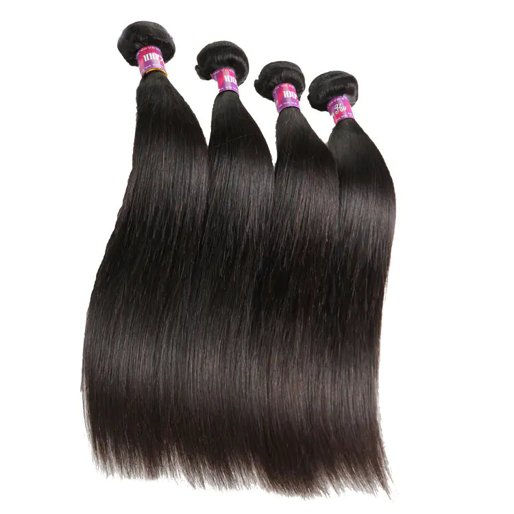 Straight Hair Brazilian Hair Extensions, Real Hair Wig