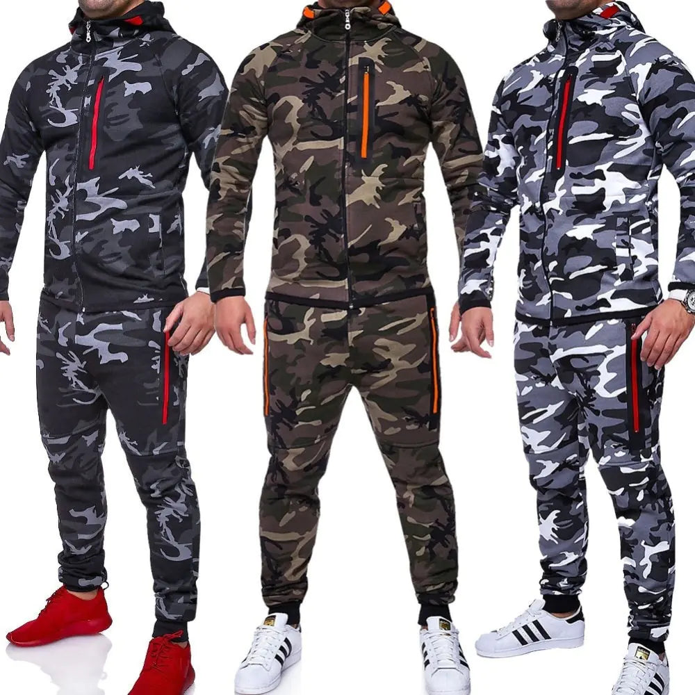 Men's Outdoor Camouflage Tops for Active Wear