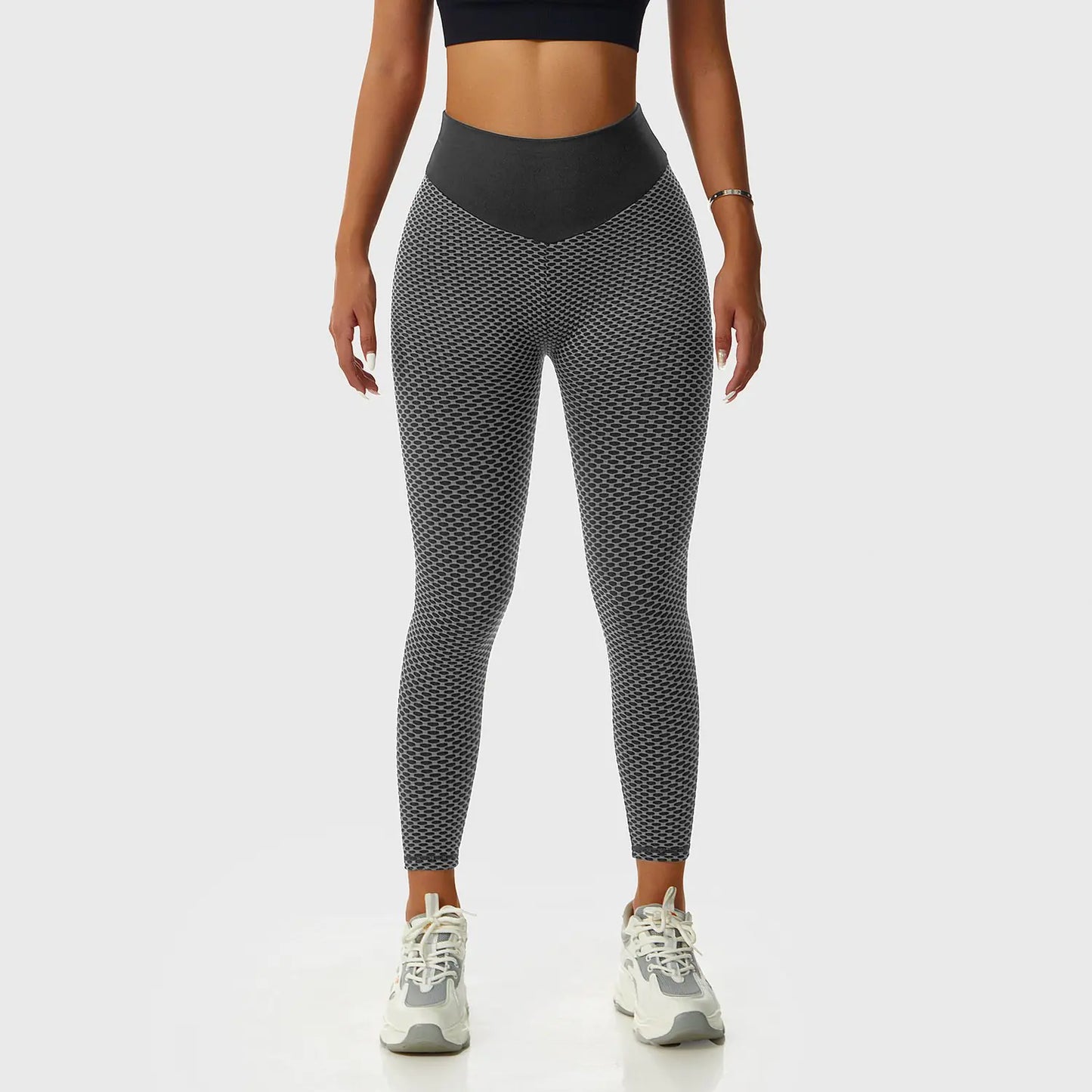 High-Waisted Women's Tight Fitness Exercise Pants