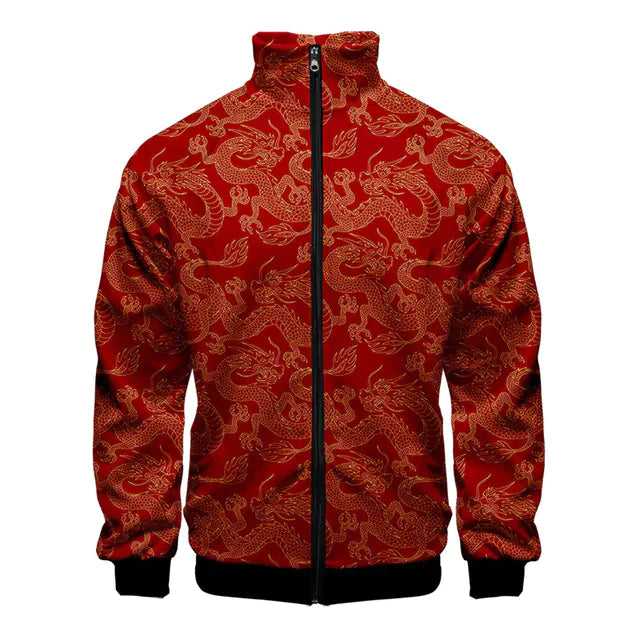 Casual Zip Up Jacket and Long Sleeve Tops for Men/Women