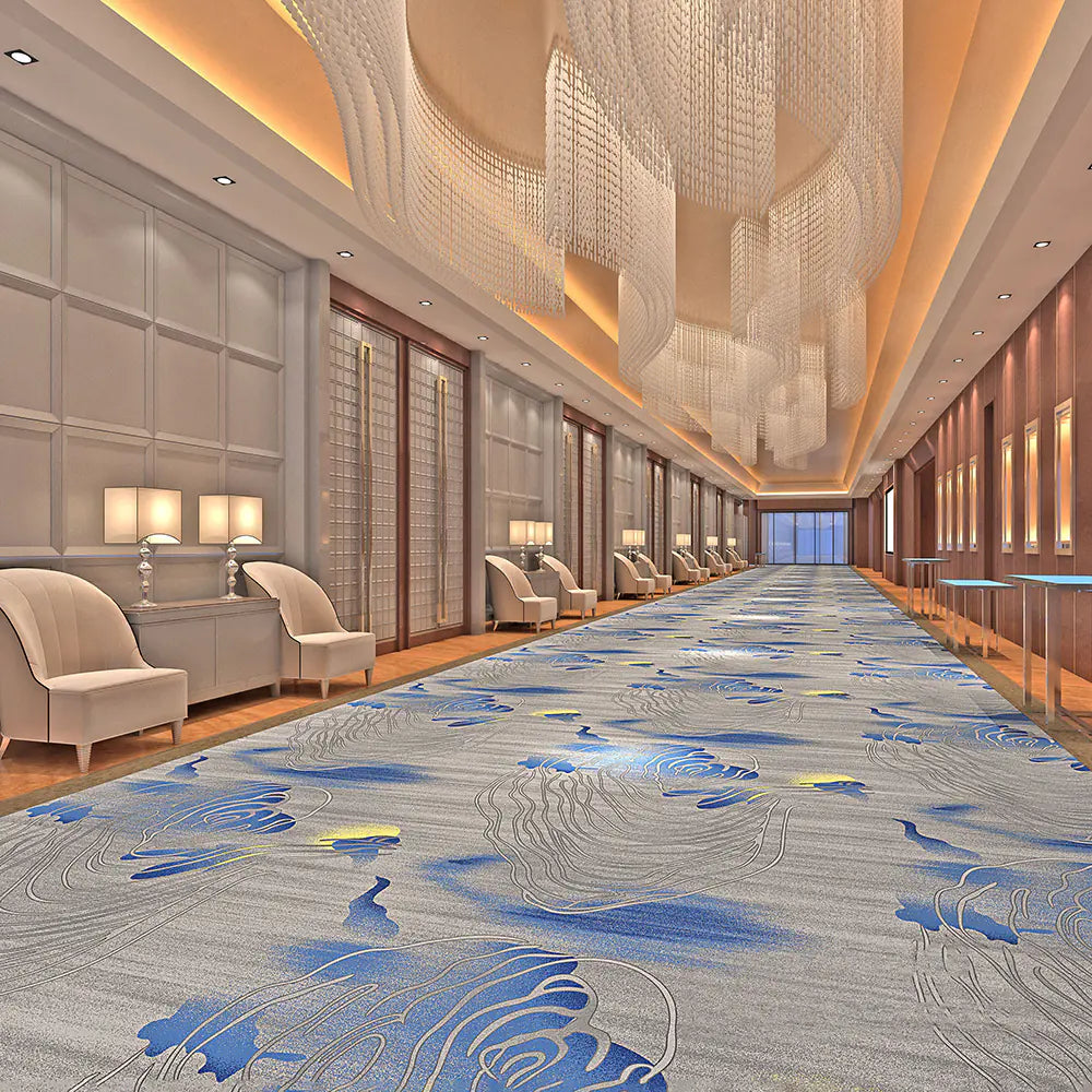 Simple Hotel Carpet for Rooms, Corridors, and Halls