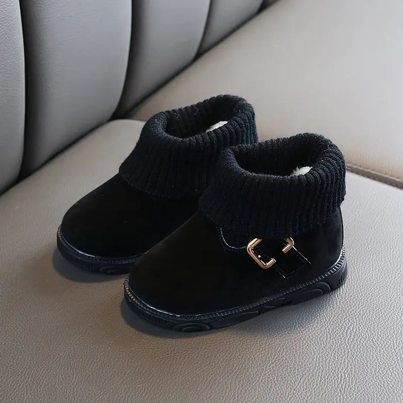 Children's Plush Short Martin Boots