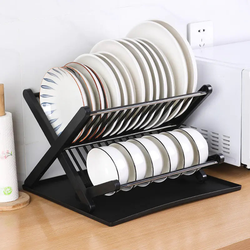 New Folding Kitchen Draining Rack for Utensil Storage